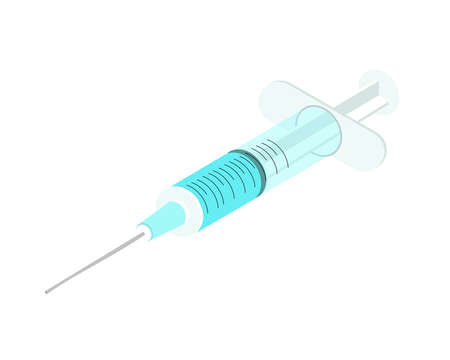 medical syringe toolのイラスト素材