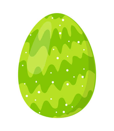 green easter eggのイラスト素材