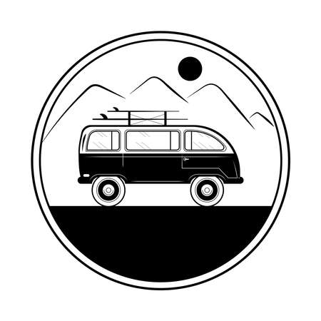 retro from carのイラスト素材
