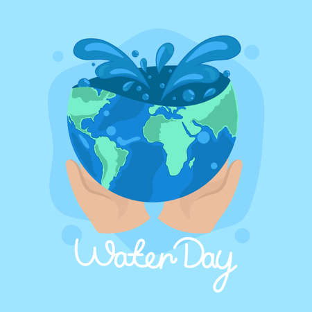 water day celebrationのイラスト素材
