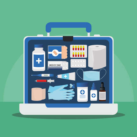 first aid kitのイラスト素材