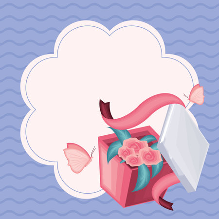 womens day gift flowersのイラスト素材