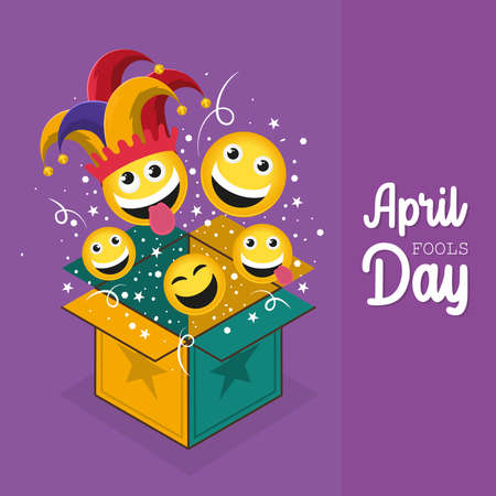 april fools day cardのイラスト素材