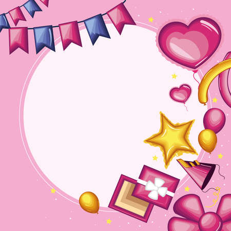 birthday greeting cardのイラスト素材