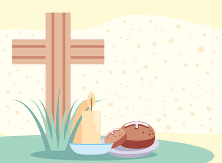 easter religious celebrationのイラスト素材