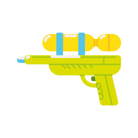water gun toyのイラスト素材