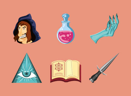 occultism and mysticismのイラスト素材