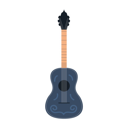 musical instrument guitarのイラスト素材