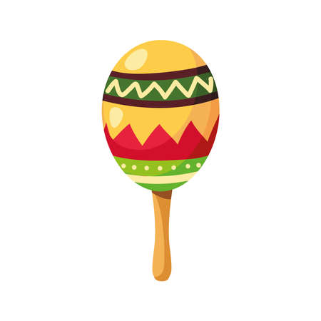 maraca instrument iconのイラスト素材