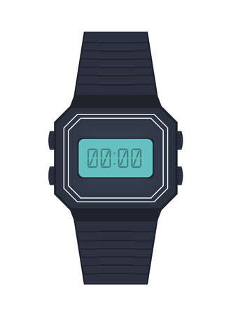 digital wristwatch iconのイラスト素材