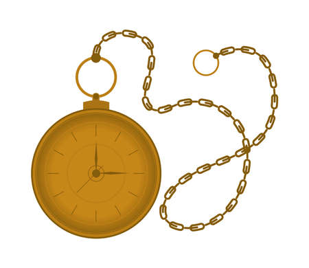 antique watch accessoryのイラスト素材