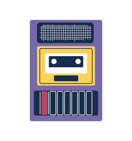 vintage audio deviceのイラスト素材