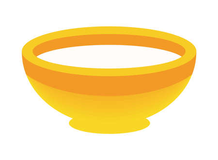 bowl with liquidのイラスト素材