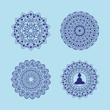 mandala and buddha
