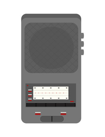 portable radio iconのイラスト素材