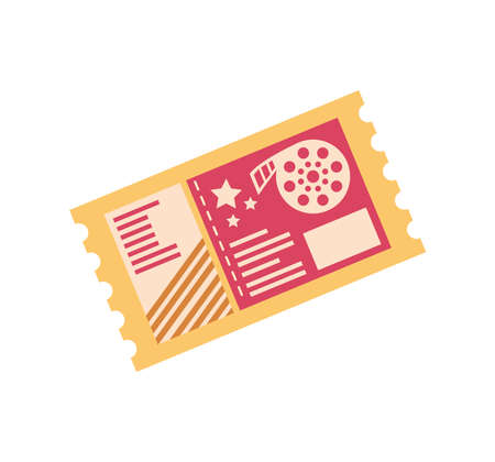 movie ticket iconのイラスト素材