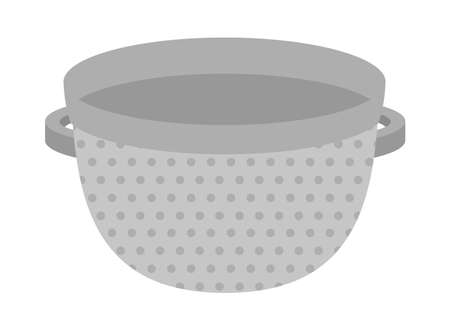 stainless colander kitchenのイラスト素材
