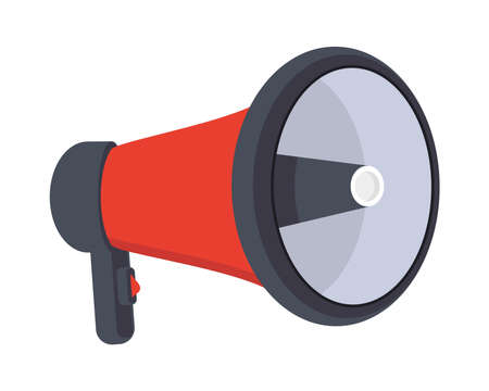 megaphone icon isolatedのイラスト素材
