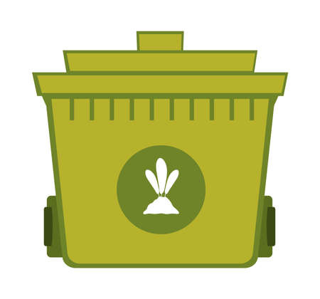 plastic container organicのイラスト素材