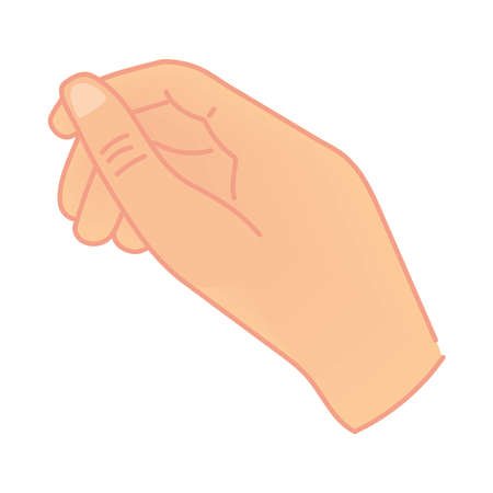 human hand iconのイラスト素材