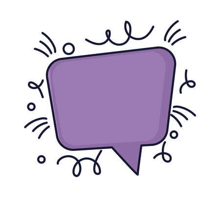 creative speech bubbleのイラスト素材