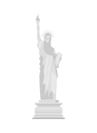 Statue of Liberty iconのイラスト素材