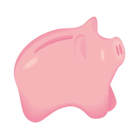 piggy bank cartoonのイラスト素材