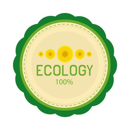 ecology organic productのイラスト素材