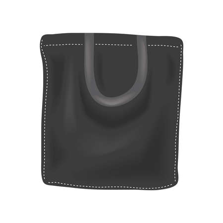 black fabric bagのイラスト素材