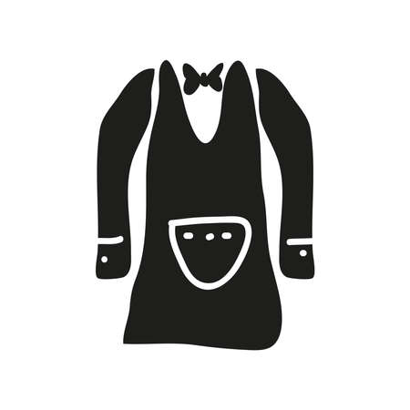 chef uniform iconのイラスト素材