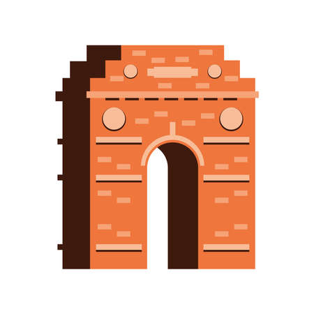 indian landmark gateのイラスト素材