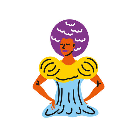 LGBT transgender characterのイラスト素材
