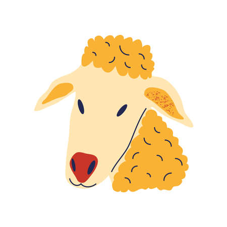 sheep animal cartoonのイラスト素材