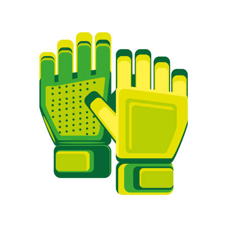 soccer gloves accessoryのイラスト素材
