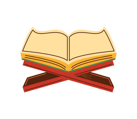quran islamic bookのイラスト素材