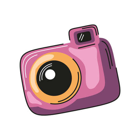 photographic camera iconのイラスト素材