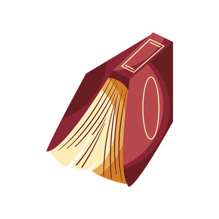 book isolated flatのイラスト素材