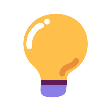 cartoon light bulbのイラスト素材