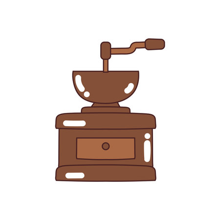 coffee grinder iconのイラスト素材