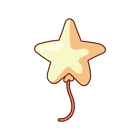 balloon shape starのイラスト素材