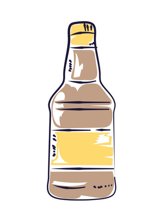 beer bottle iconのイラスト素材