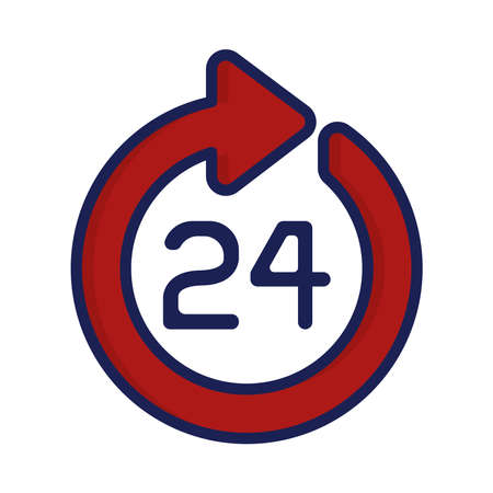 twenty four hourのイラスト素材