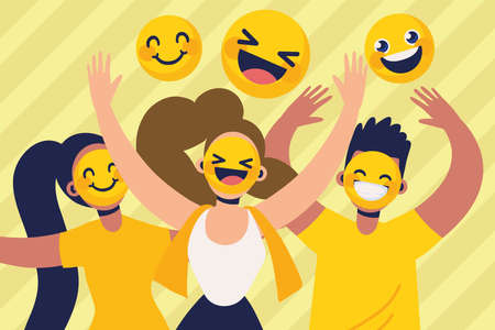 world day of happinessのイラスト素材
