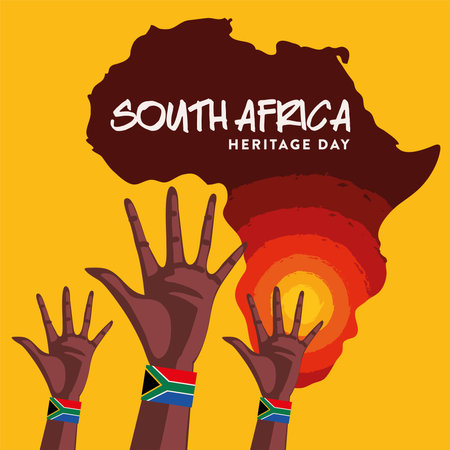 Happy Heritage Day Africaのイラスト素材