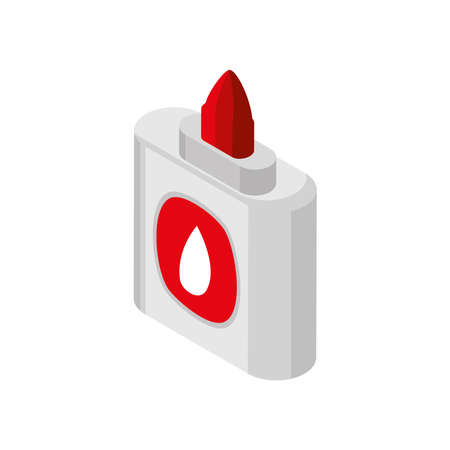 glue bottle school supplyのイラスト素材