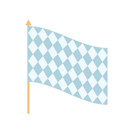 oktoberfest flag iconのイラスト素材