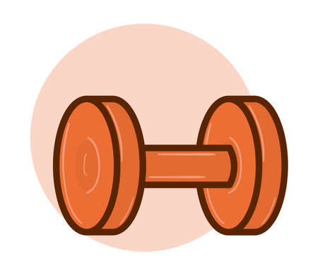 weight barbell sport iconのイラスト素材