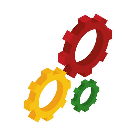 gears cogwheel iconのイラスト素材