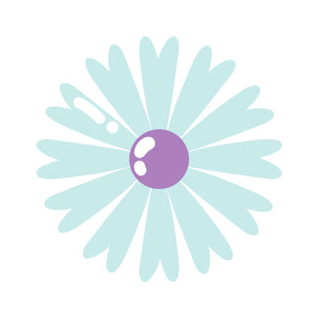 flower cartoon iconのイラスト素材