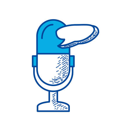 marketing microphone advertisingのイラスト素材